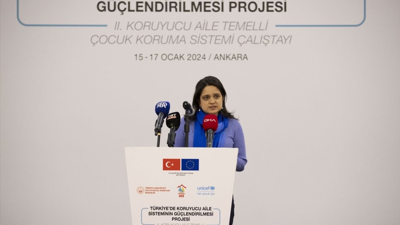 Bakan Göktaş, II. Koruyucu Aile Temelli Çocuk Koruma Sistemi Çalıştayı'na katıldı: