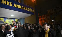 MKE Ankaragücü taraftarları, eski başkan Faruk Koca'yı coşkuyla karşıladı