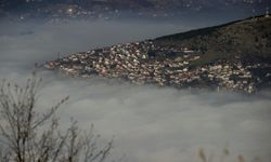 Saraybosna'da hava kirliliği nedeniyle görüş mesafesi azaldı