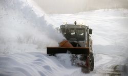 Kar kalınlığının 1,5 metreye vardığı Tunceli'nin köylerinde yol açma çalışmaları sürüyor