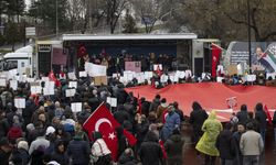 Staj ve Çıraklık Sigortası Mağdurları Federasyonu üyeleri Başkentte eylem yaptı