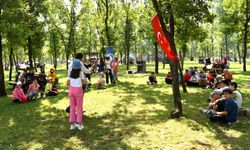 Çocuklar önce okudu sonra eğlendi