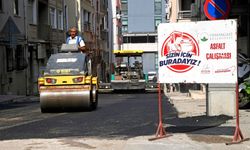 Osmangazi Belediyesi çalışıyor yollar güzelleşiyor