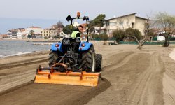 Bursa’da plajlar yaza hazır hale getiriliyor