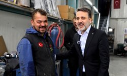 Şahin Biba'dan görev başındaki emekçilere ziyaret