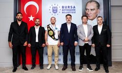 Başkan Vekili Biba'dan dünya şampiyonu güreşçiye tebrik