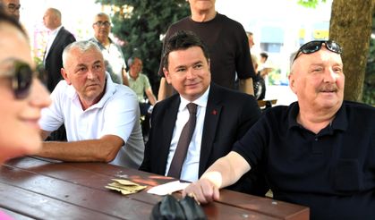 Erkan Aydın, Kemerçeşme’de vatandaşlarla buluştu