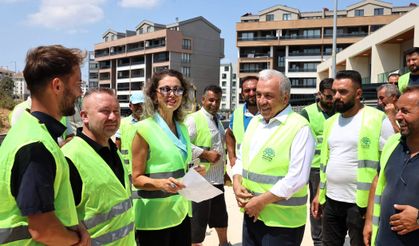 Nilüfer'in Balkan Mahallesi’nde yollar asfaltlanıyor