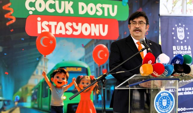 Bursa'da ‘Çocuk Dostu Metro İstasyonu’
