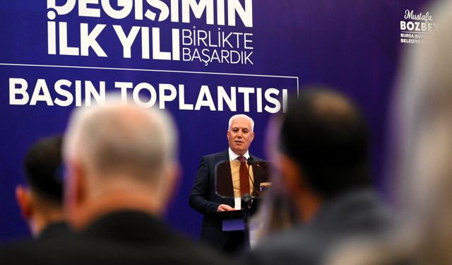 Başkan Mustafa Bozbey, görevdeki bir yılını değerlendirdi