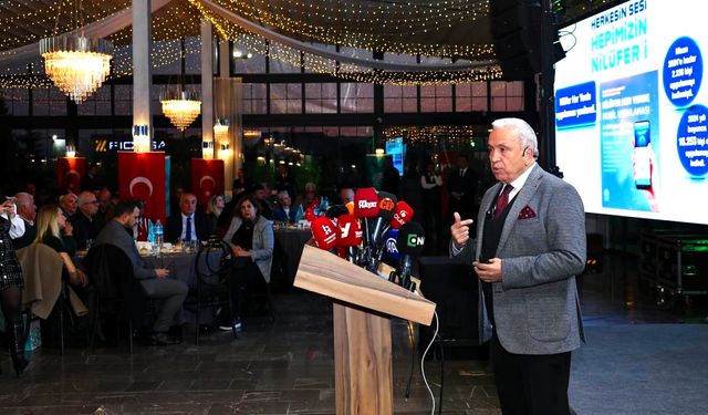 Başkan Şadi Özdemir Nilüfer'de bir yılı anlattı