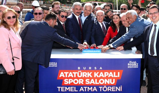Atatürk Spor Salonu’nun temeli törenle atıldı