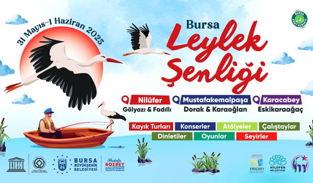 ‘Uluslararası Bursa Leylek Şenliği’ başlıyor
