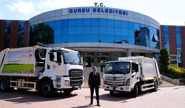 Gürsu’ya Çevre Bakanlığı’ndan hibe araç desteği