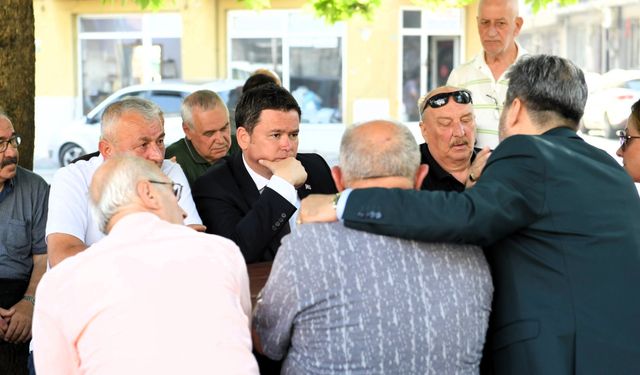Erkan Aydın, Kemerçeşme’de vatandaşlarla buluştu