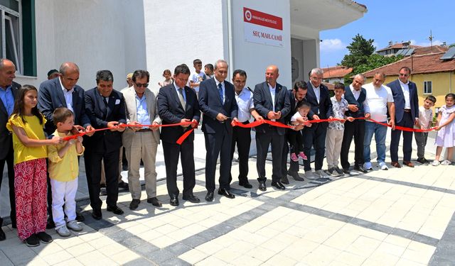 Osmangazi Belediyesi’nden Seçköy Mahallesi Camii’ne hizmet eli