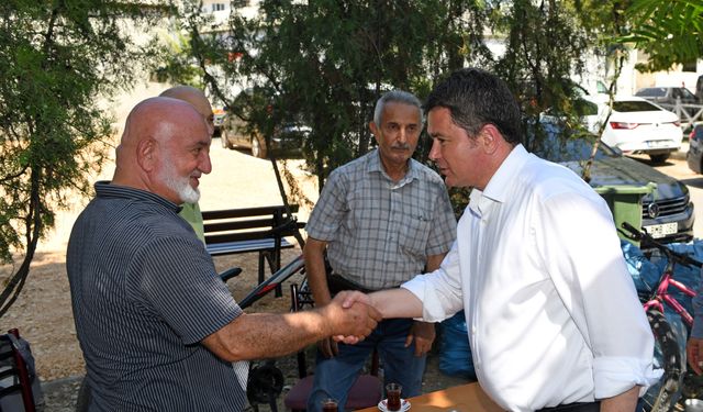 Başkan Aydın, Küçükbalıklı’da vatandaşlarla buluştu