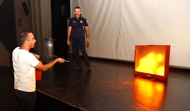 Yıldırım’da yangın eğitimi