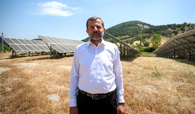 Gürsu’nun güneş tarlaları aylık 500 bin TL gelir sağlıyor