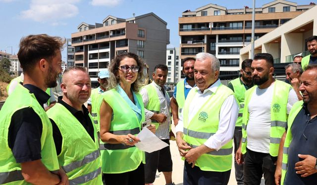 Nilüfer'in Balkan Mahallesi’nde yollar asfaltlanıyor