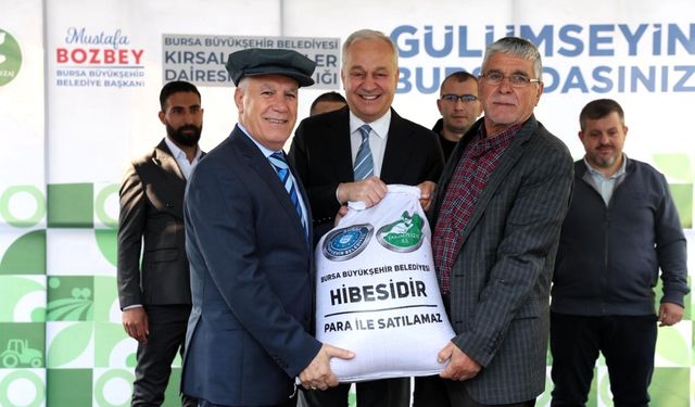 Bursa Büyükşehir'den çiftçiye yerli tohum desteği