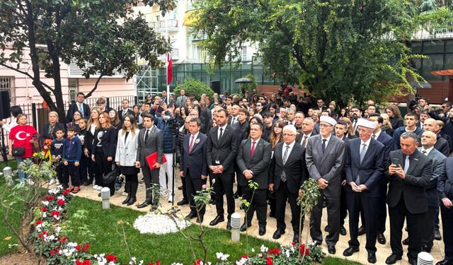 Başkan Aydın Selanik’te Atatürk’ü andı