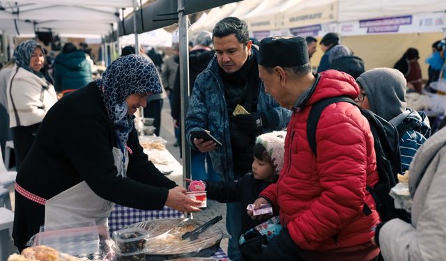 “Meydan Kadınların” dayanışma pazarına büyük ilgi