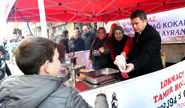 Başkan Aydın’dan kayınvalidesinin hayrına lokma ikramı