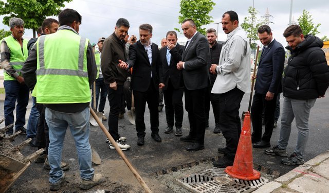 Şahin Biba'dan görev başındaki emekçilere ziyaret