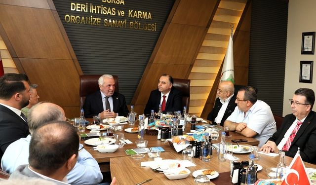 Başkan Şadi Özdemir sanayicilerle buluştu