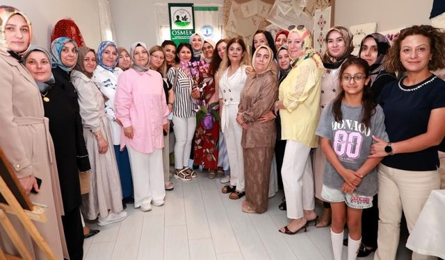 Osmangazi’nin üreten kadınları eserleriyle göz doldurdu