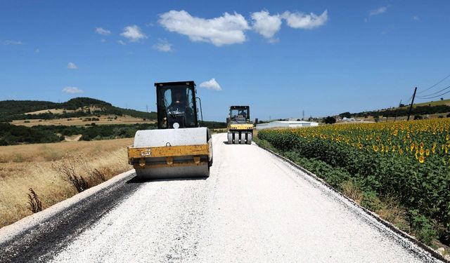 Bursa Büyükşehir Nilüfer'de yolları yeniliyor