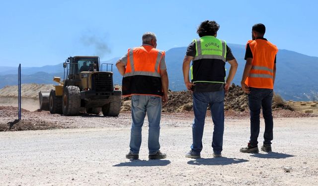 Büyükşehir’den İnegöl’e 18 kilometre uzunluğunda yeni yol