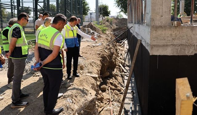 Başkan Vekili Biba, Şahin Başol'da çalışmaları inceledi