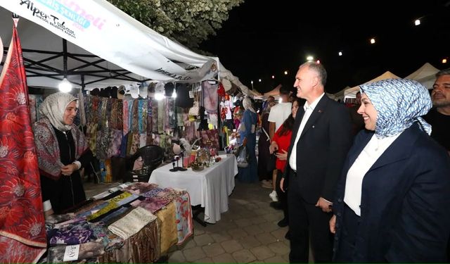 Hanımeli Alışveriş Şenliği İnegöl’de coşkuyla sürüyor
