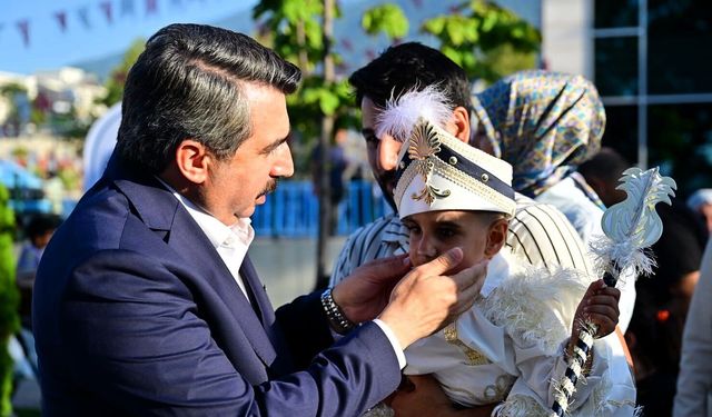 Yıldırım’da sünnet sevinci şölene dönüştü