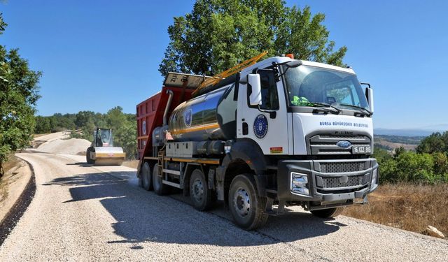 Bursa’nın 4 ilçesine toplam 32,5 kilometre yeni yol
