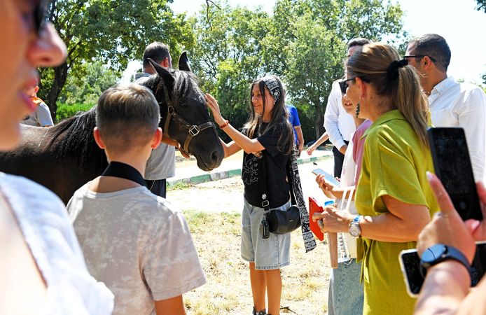 Bosnalı öğrenciler Osmangazi’de hayvan sevgisiyle buluştu