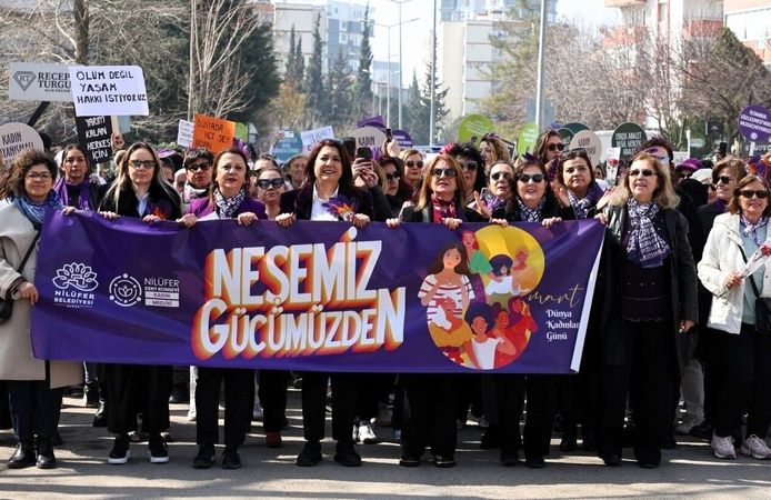 Kadınlar Nilüfer’de eşitlik için ses veriyor