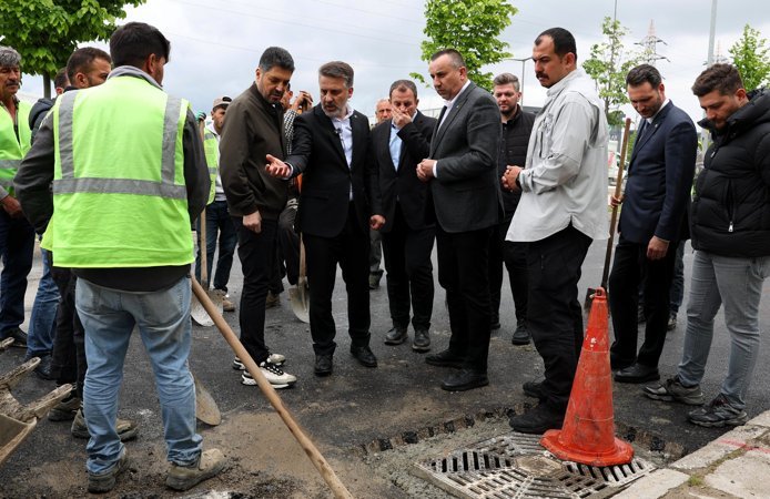 Şahin Biba'dan görev başındaki emekçilere ziyaret
