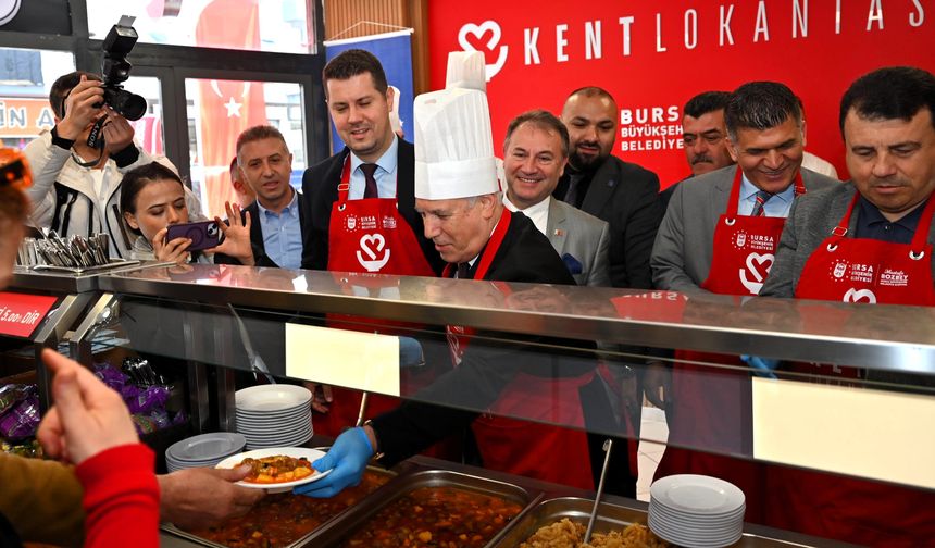 Bursa'da Vatan Kent Lokantası hizmete açıldı