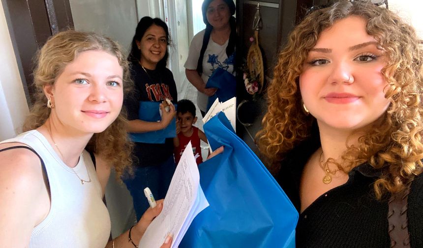 Osmangazi'de Uludağ Üniversitesi öğrencileri halka çevre bilinci kazandırıyor