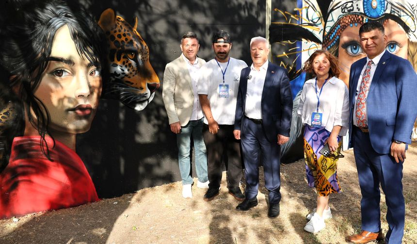 Gençler, Graffiti Şenliği ile kente renk kattı