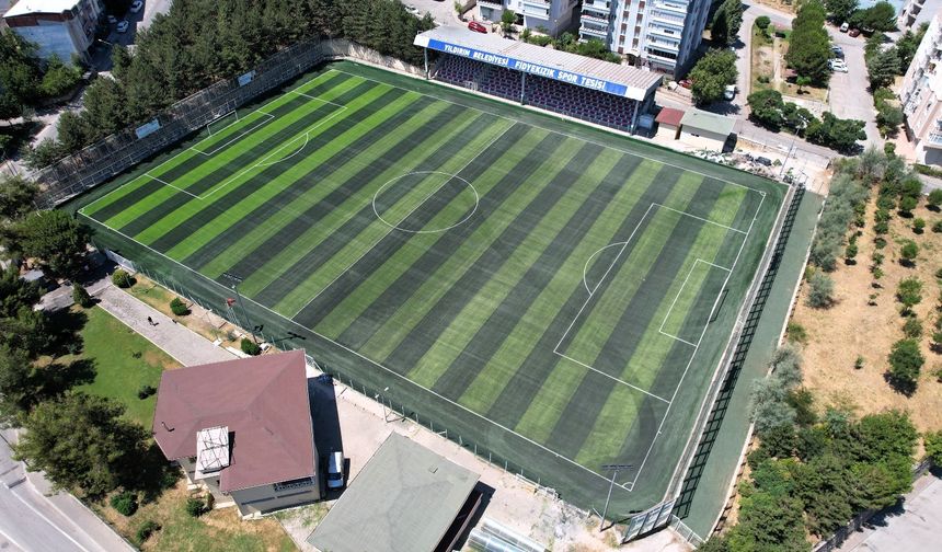Fidyekızık Spor Tesisi’nin zemini yenilendi