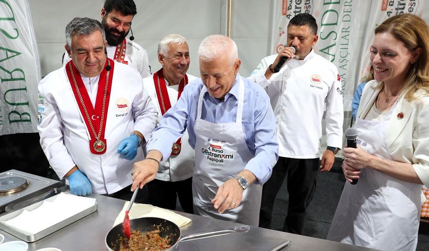 Bursa’nın gastronomi şöleni dolu dolu geçti