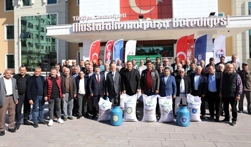 Bursa Büyükşehir ile tarlalar bereketleniyor