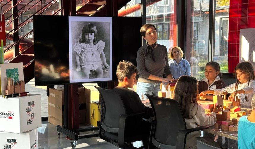 Nilüfer'de çocuklar Pancar Deposu'nda sanatla buluştu