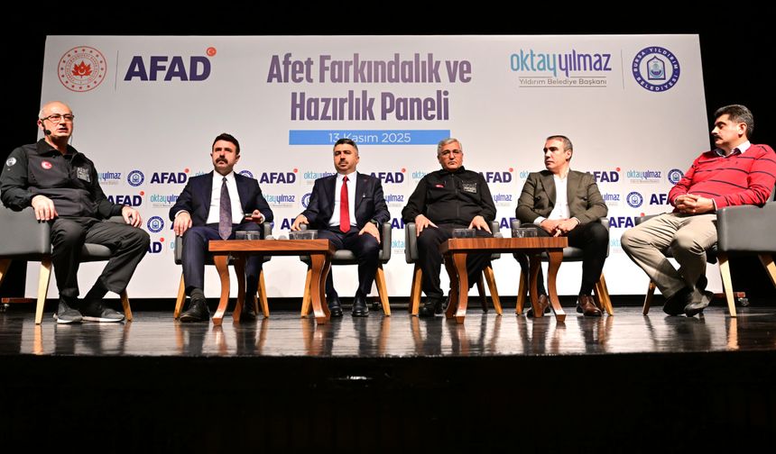 Yıldırım’da afetlere hazırlık paneli