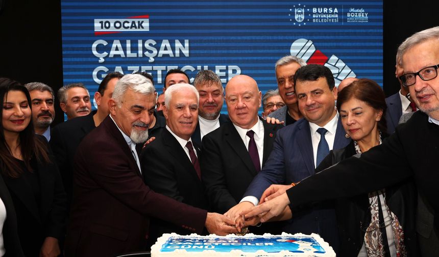 Başkan Bozbey, Çalışan Gazeteciler Günü’nde basın mensuplarıyla buluştu