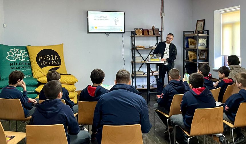 Nilüfer’de öğrencilere ‘Mysia Yolları’ tanıtıldı